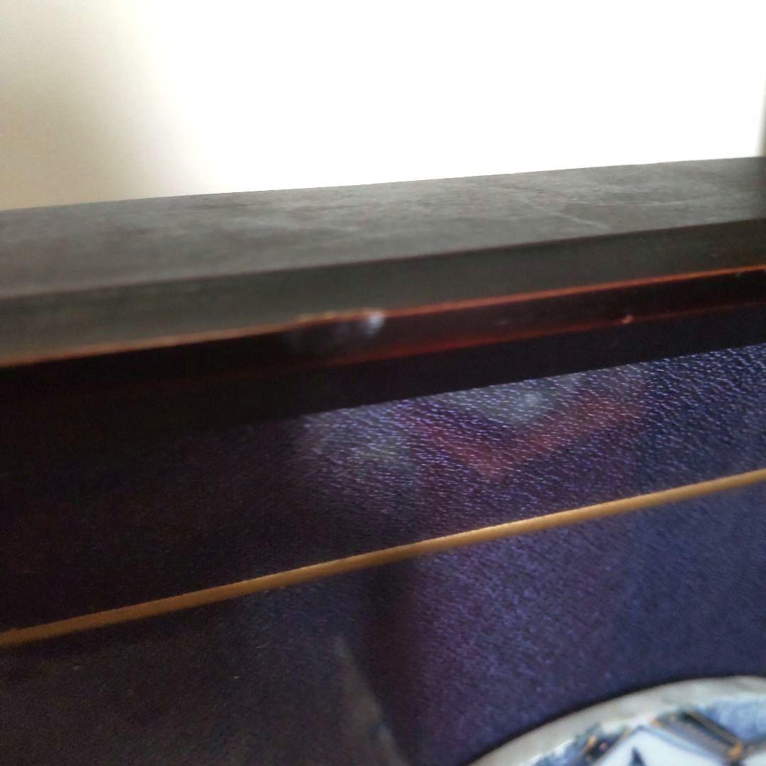 九谷焼 山本長左 陶板 陶額 フィールド紋