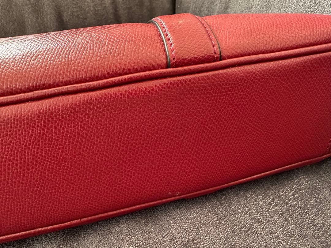 美品 COACH ビジネスバッグ 鞄 メトロポリタン ワークバッグレッド