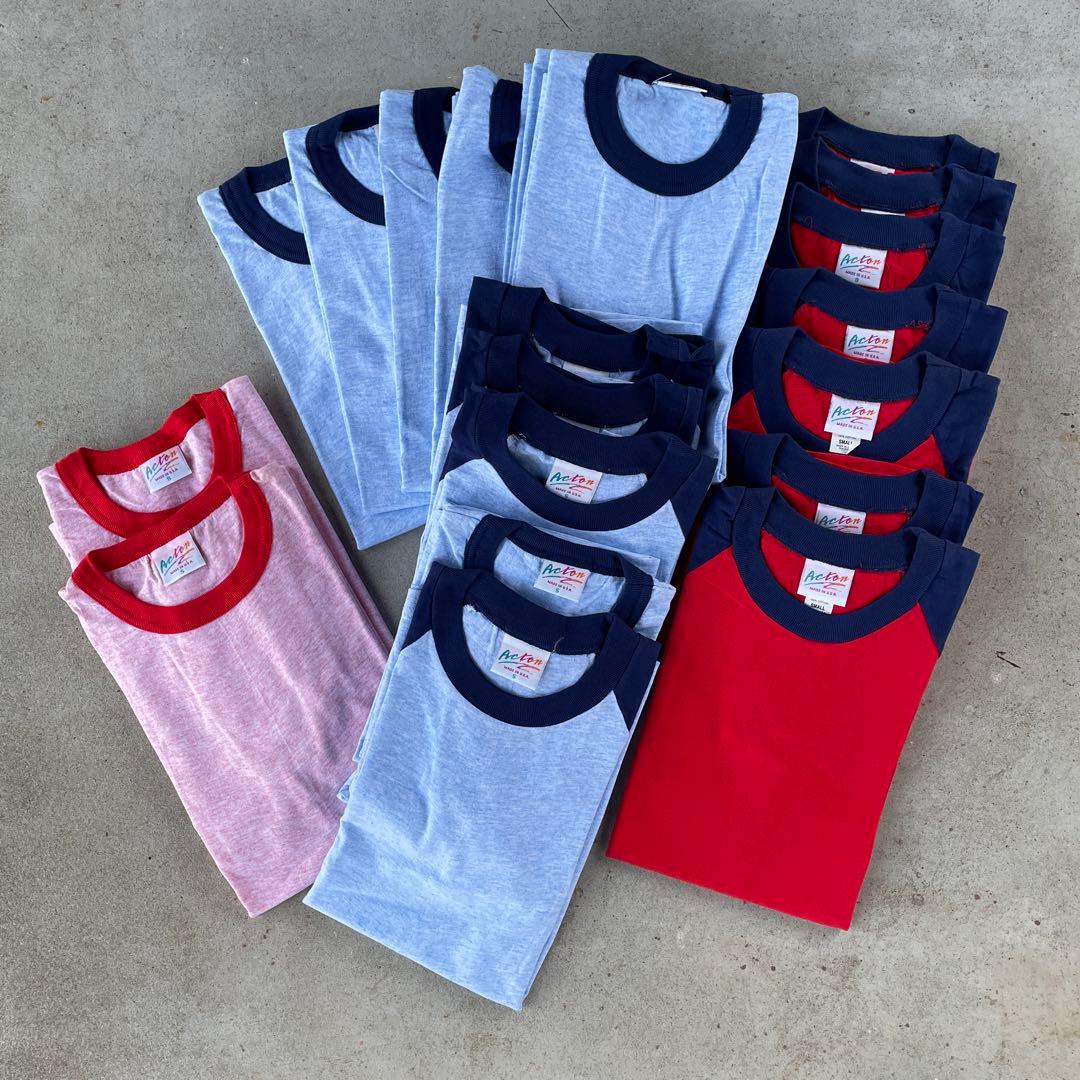 デットストック USA製 Tシャツ リンガー ラグラン 古着卸 まとめ売り