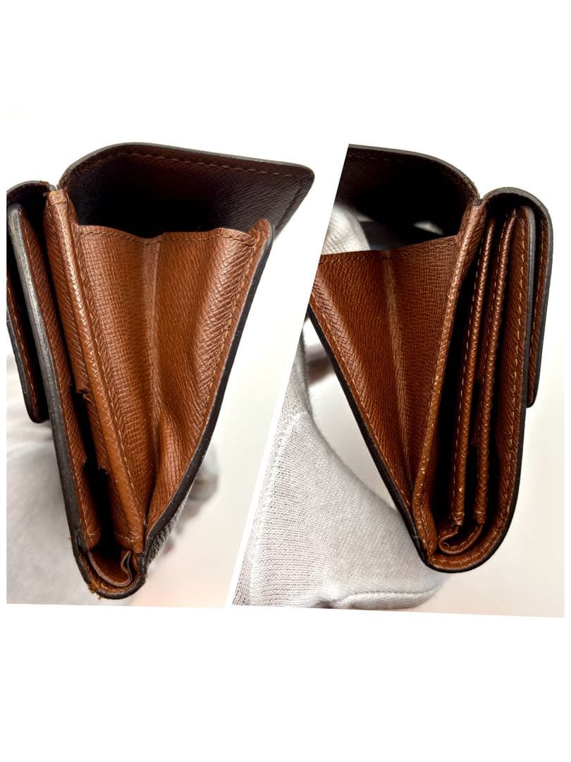 箱袋あり ヴィトン モノグラム 三つ折り財布 ビエカルト クレディ M61652