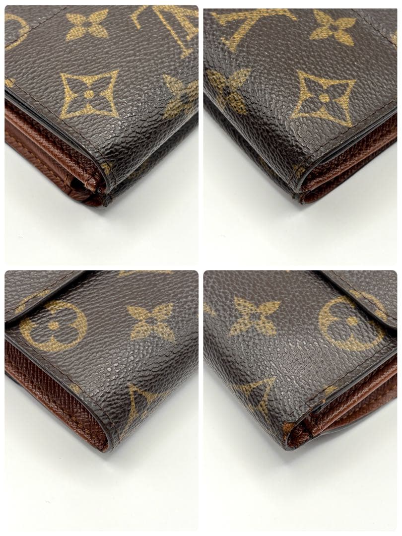 箱袋あり ヴィトン モノグラム 三つ折り財布 ビエカルト クレディ M61652
