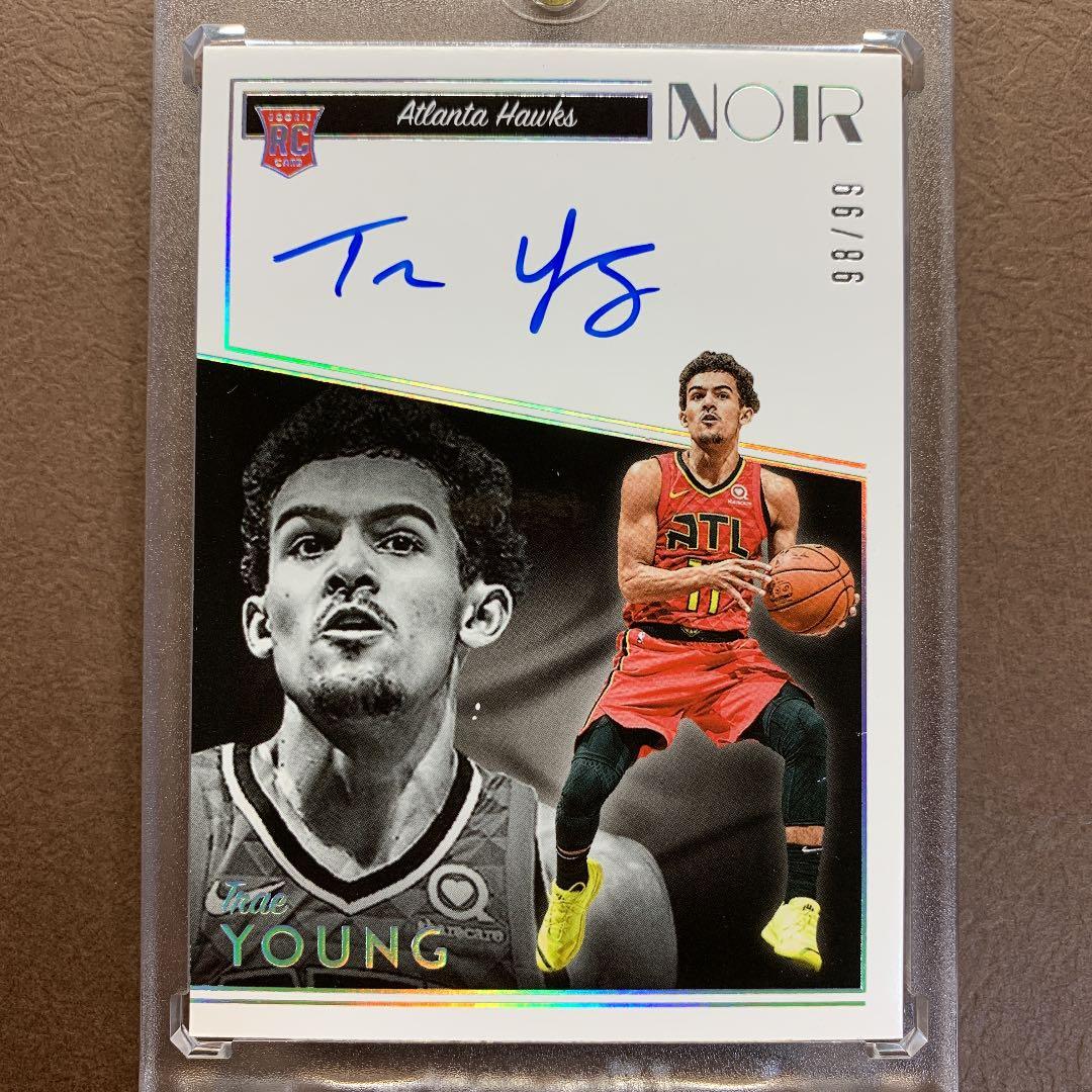 その他 2018-19 Panini Noir Trae Young RC Auto