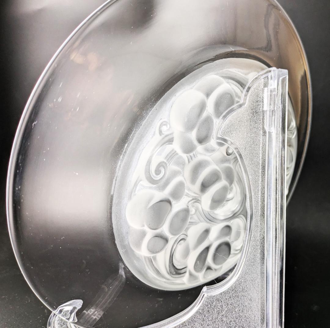 フロストによる立体感★希少★ラリック マリエンタール 24㎝大皿 フランス