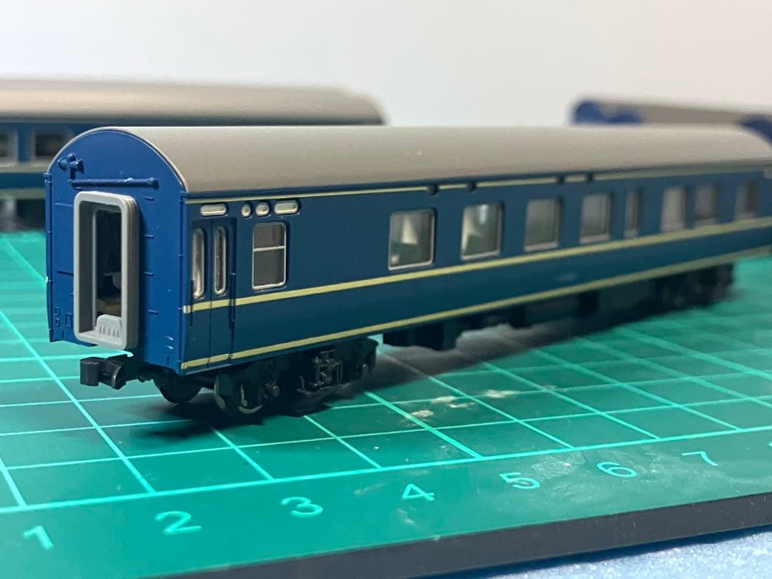 KATO Nゲージ　20系客車　電源車カニ22-2など10両 とバックサイン