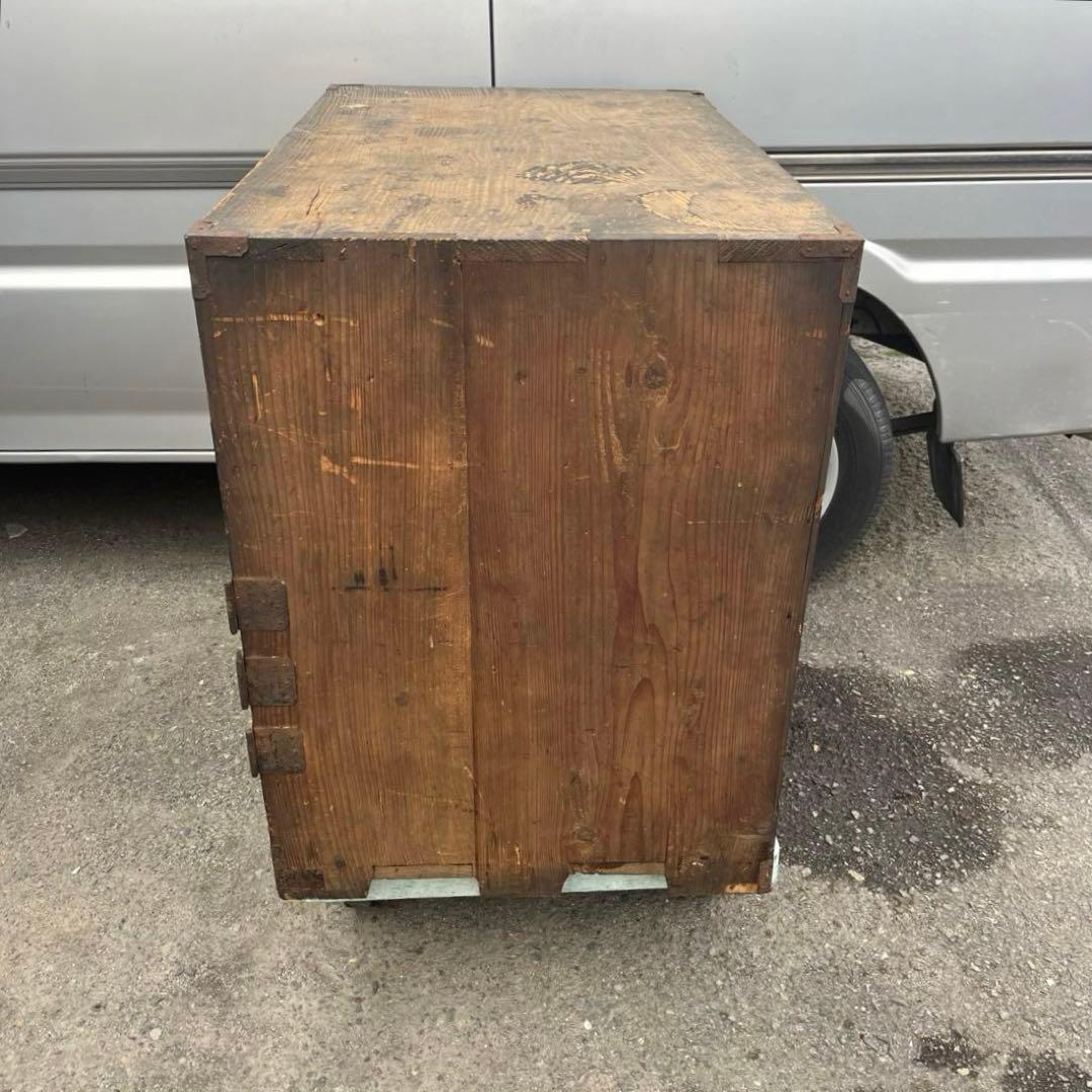 【アンティーク】昭和レトロ 時代箪笥 和簞笥 和風キャビネット 古民家 古家具