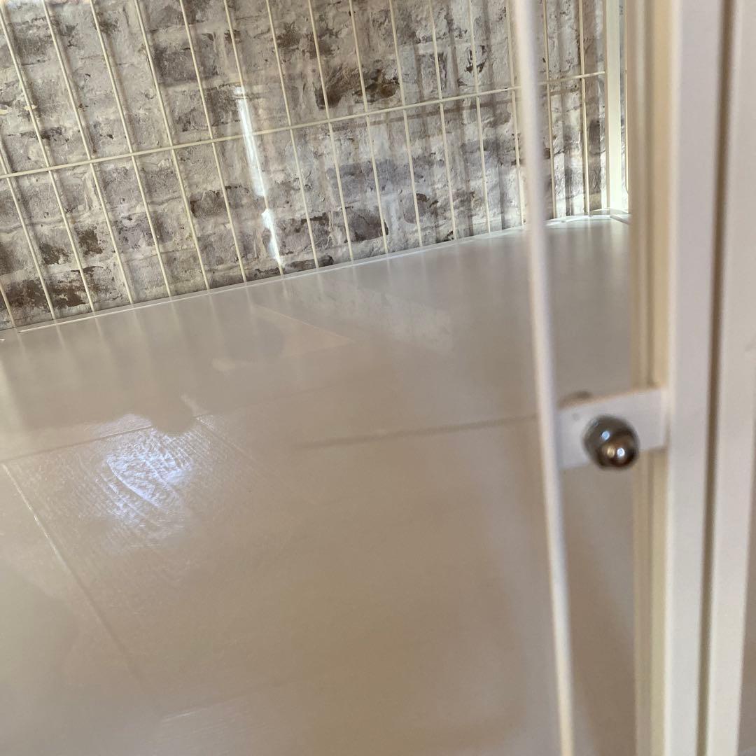 日本製　ペットケージ 透明扉付き