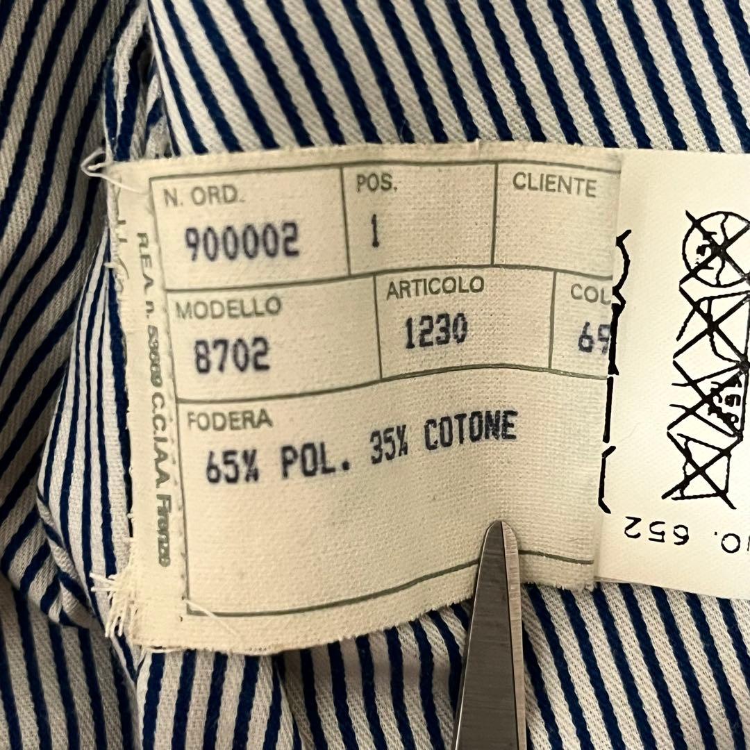 完売品　チンクアンタ×ドレステリア　レザージャケット　ネイビー　イタリア製