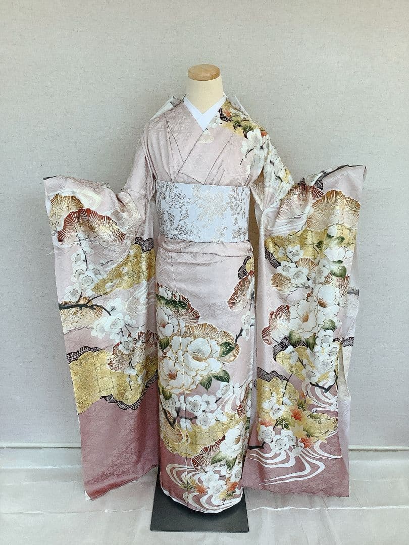 マーベラス3044　振袖のみ　くすみピンク