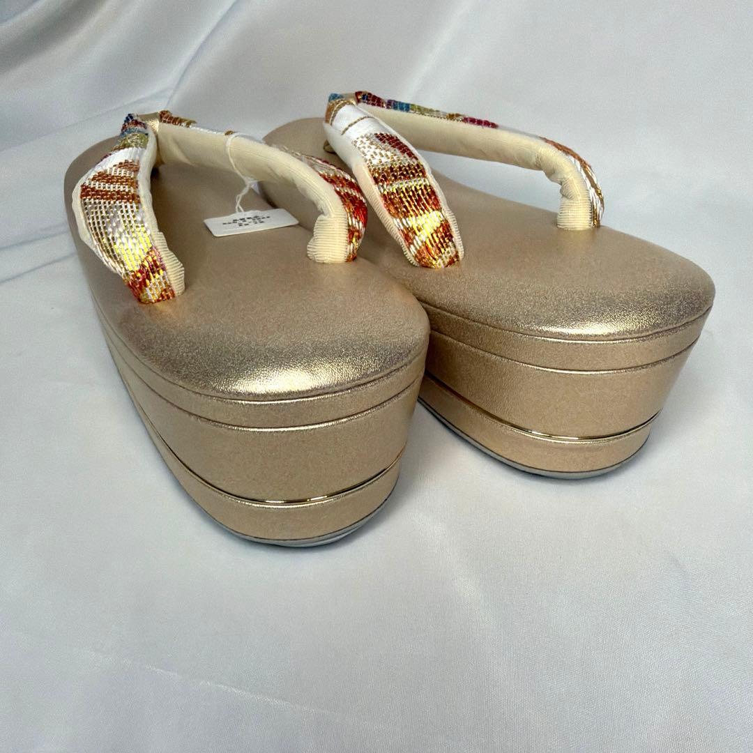 新品訳あり　草履　バッグ　セット　2025年　振袖用　Lサイズ　正絹