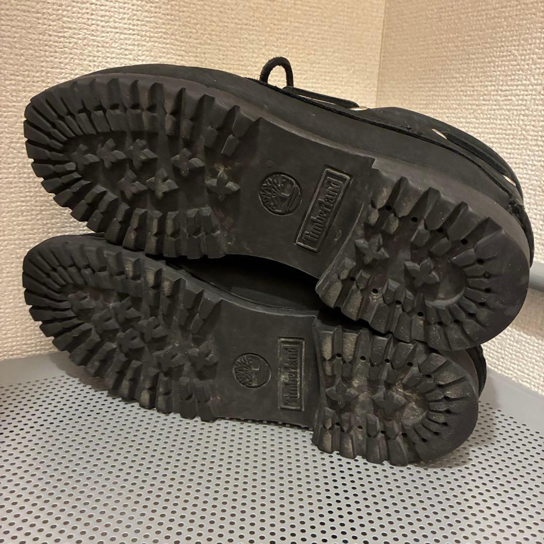 ティンバーランド 3eye クラシックラグ ヌバックレザー 黒 モカシン OVY