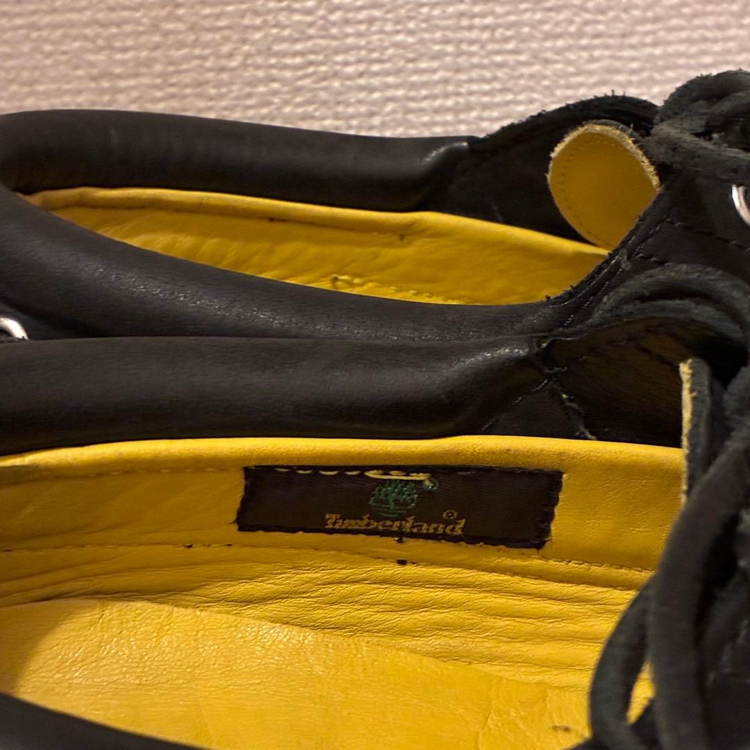 ティンバーランド 3eye クラシックラグ ヌバックレザー 黒 モカシン OVY