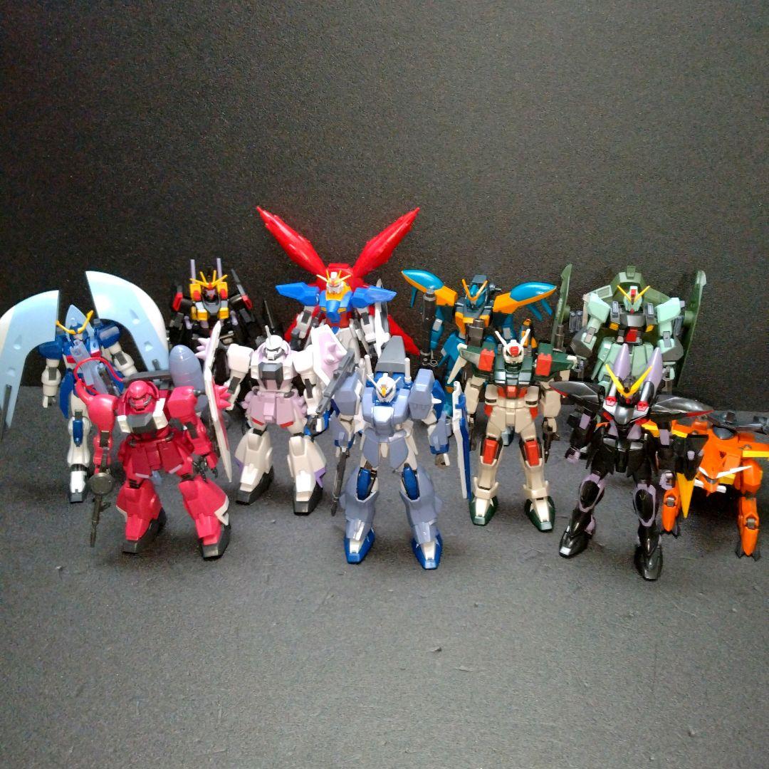 組立済 機動戦士ガンダムSEED HG ガンプラ セット DESTINY MSV