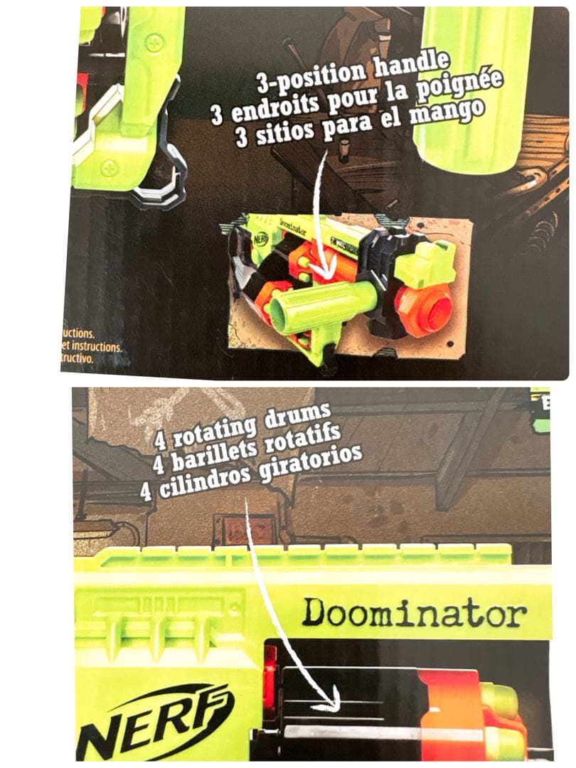 新品 未開封 ナーフ ゾンビストライクブラスター DOOMINATOR