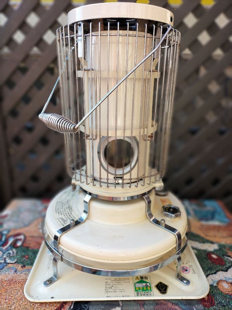 アラジンストーブ メンテナンス済み。純正芯交換済。取説付きです。ベージュｃ