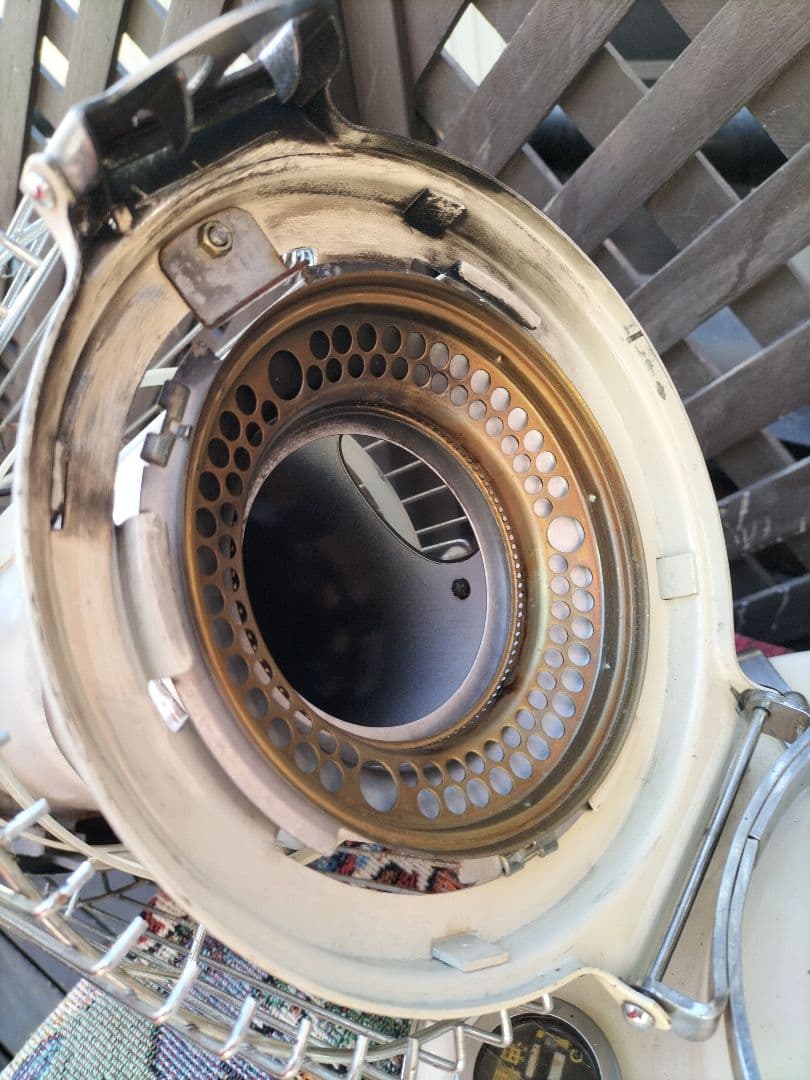 アラジンストーブ メンテナンス済み。純正芯交換済。取説付きです。ベージュｃ