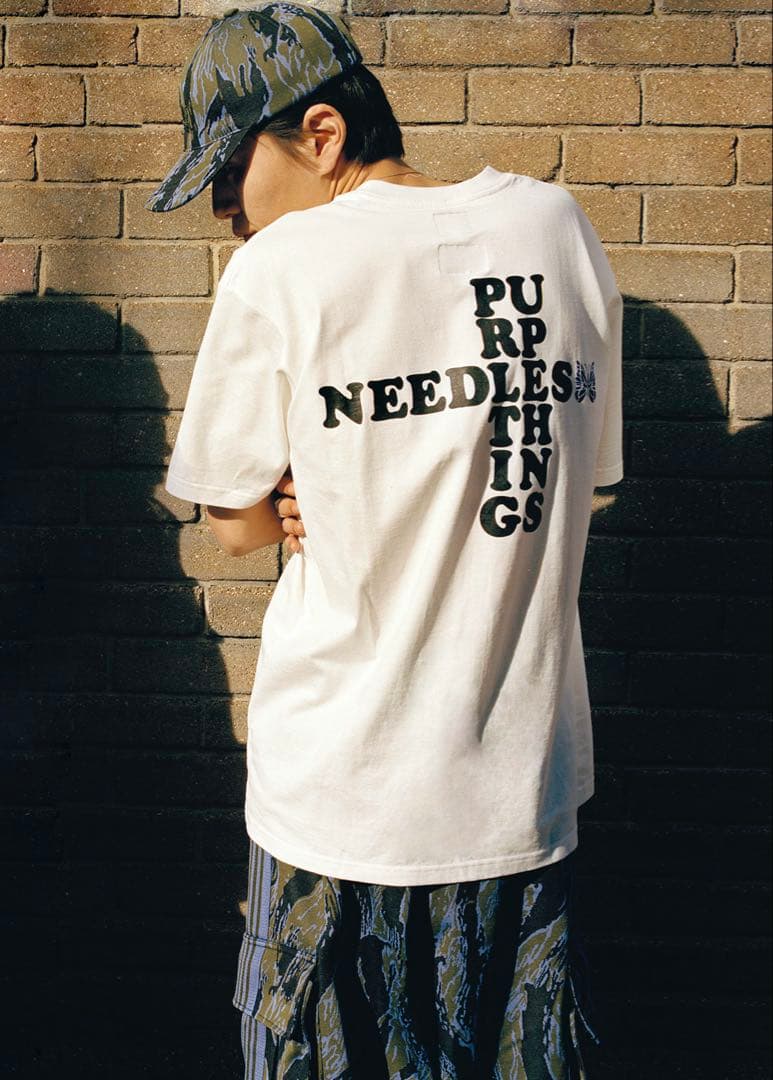 Needles × purple things Tシャツ