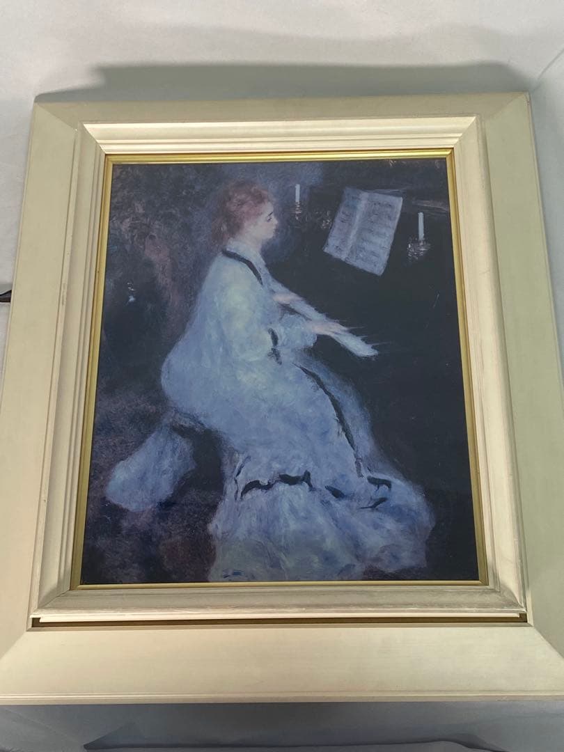 2734❣️ ルノアール　ピアノを弾く若い女　立体複製