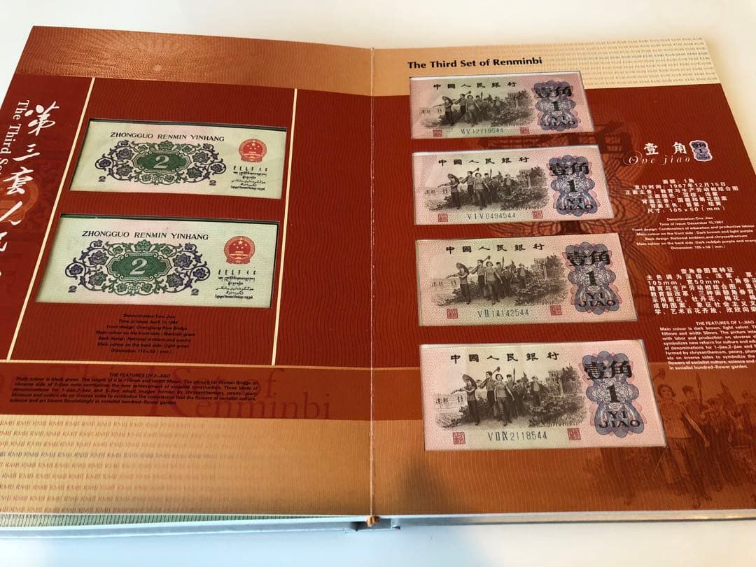 中国　中国人民銀行　コレクションアルバム