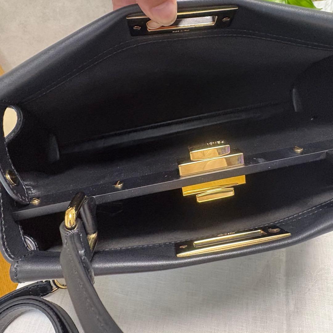 FENDI フェンディ ピーカブー レギュラー レザー 2way モンスター