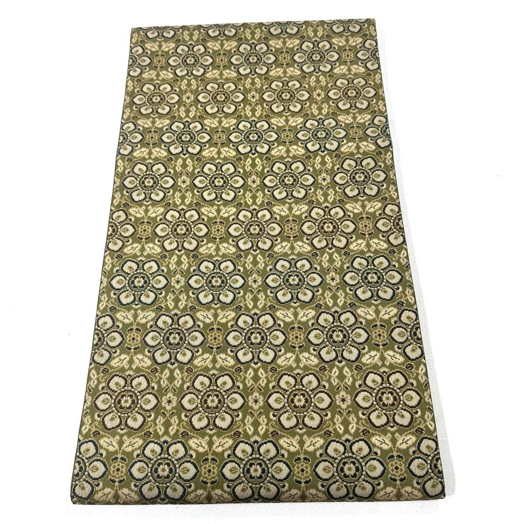 帯5732 ●あらいそ謹製 本袋経錦 高級 正絹 全通 袋帯