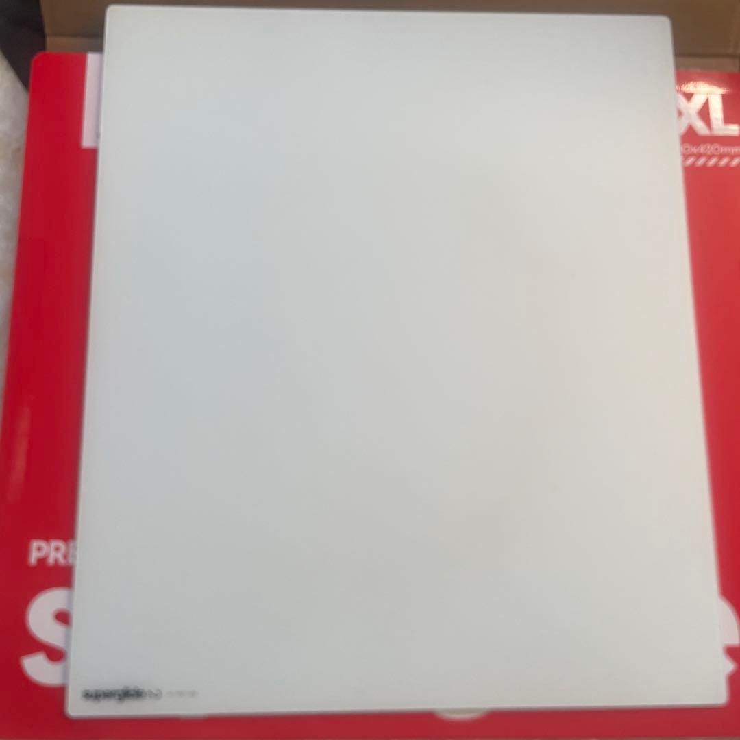 ガラスマウスパッド superglide White