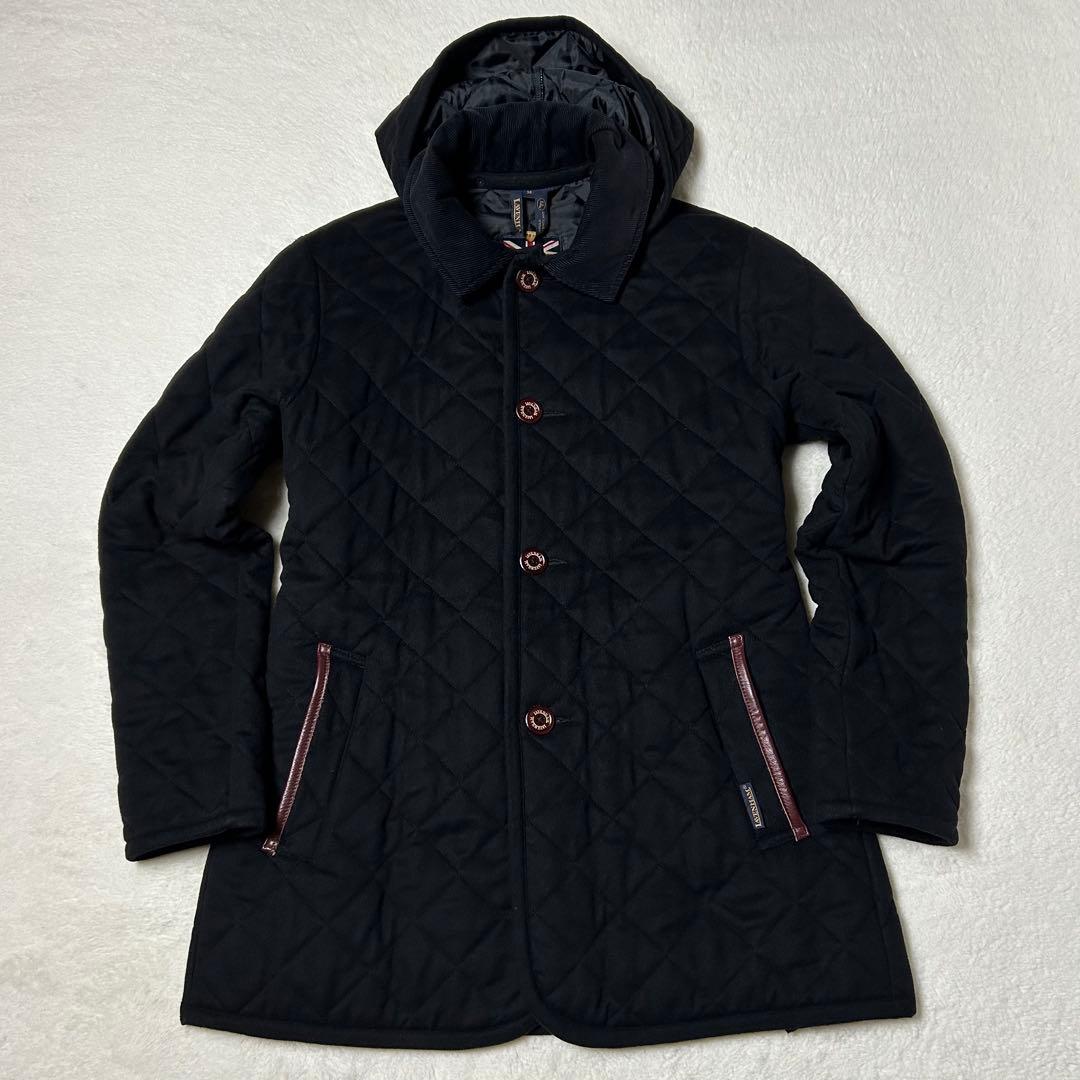 ラベンハム × タケオキクチ 別注 キルティングコート メンズ 38 ウール