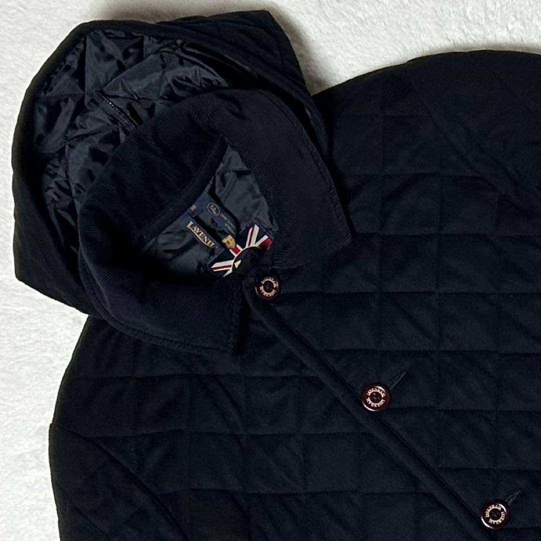 ラベンハム × タケオキクチ 別注 キルティングコート メンズ 38 ウール