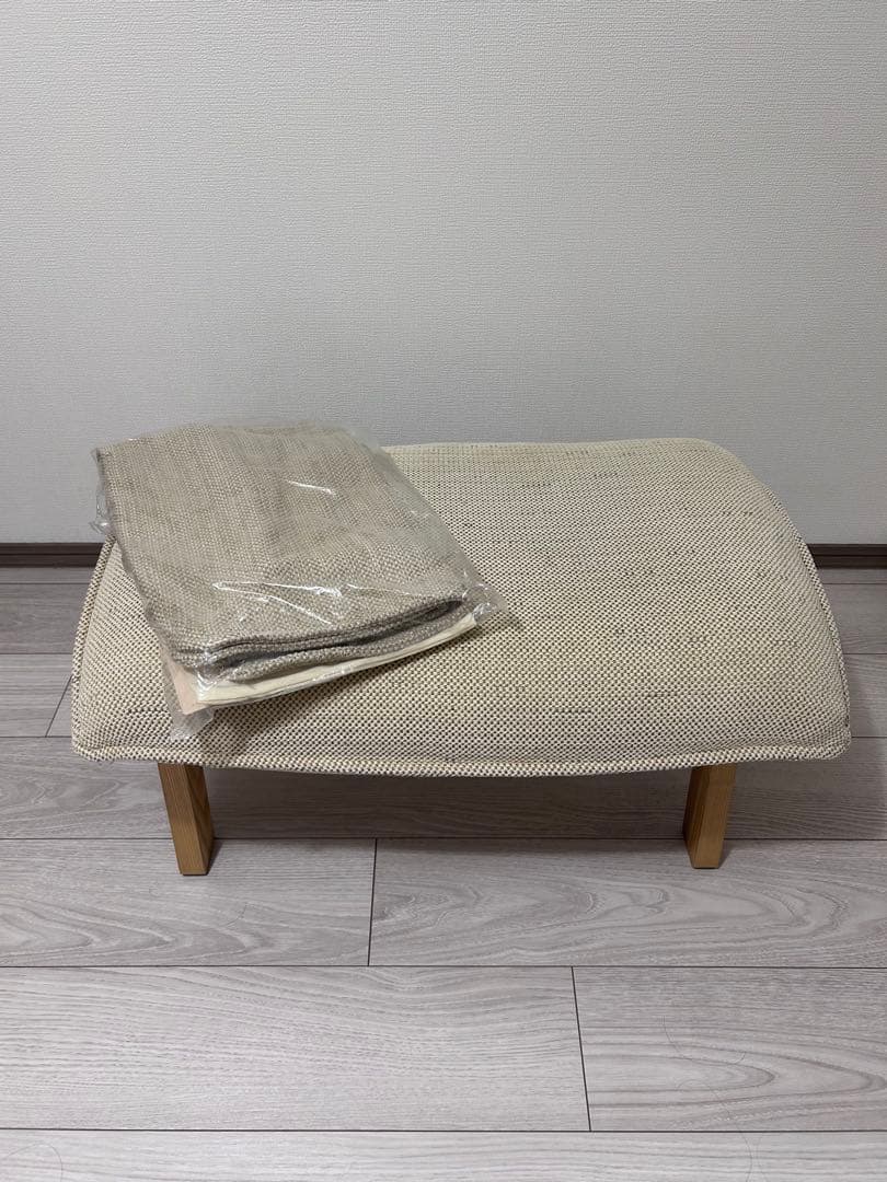 無印良品　ハイバックリクライニングソファー　オットマン