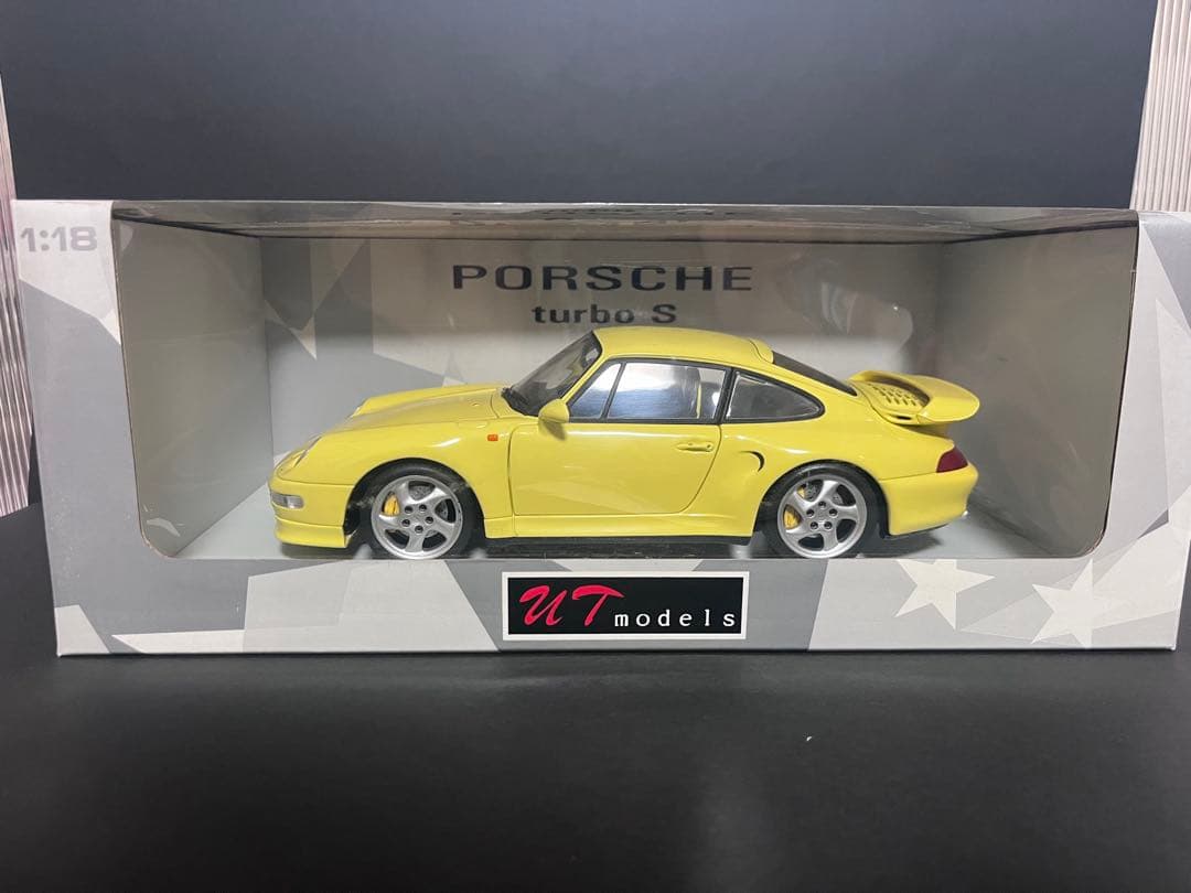 UT Models Porsche turbo S イエロー 1:18 絶版