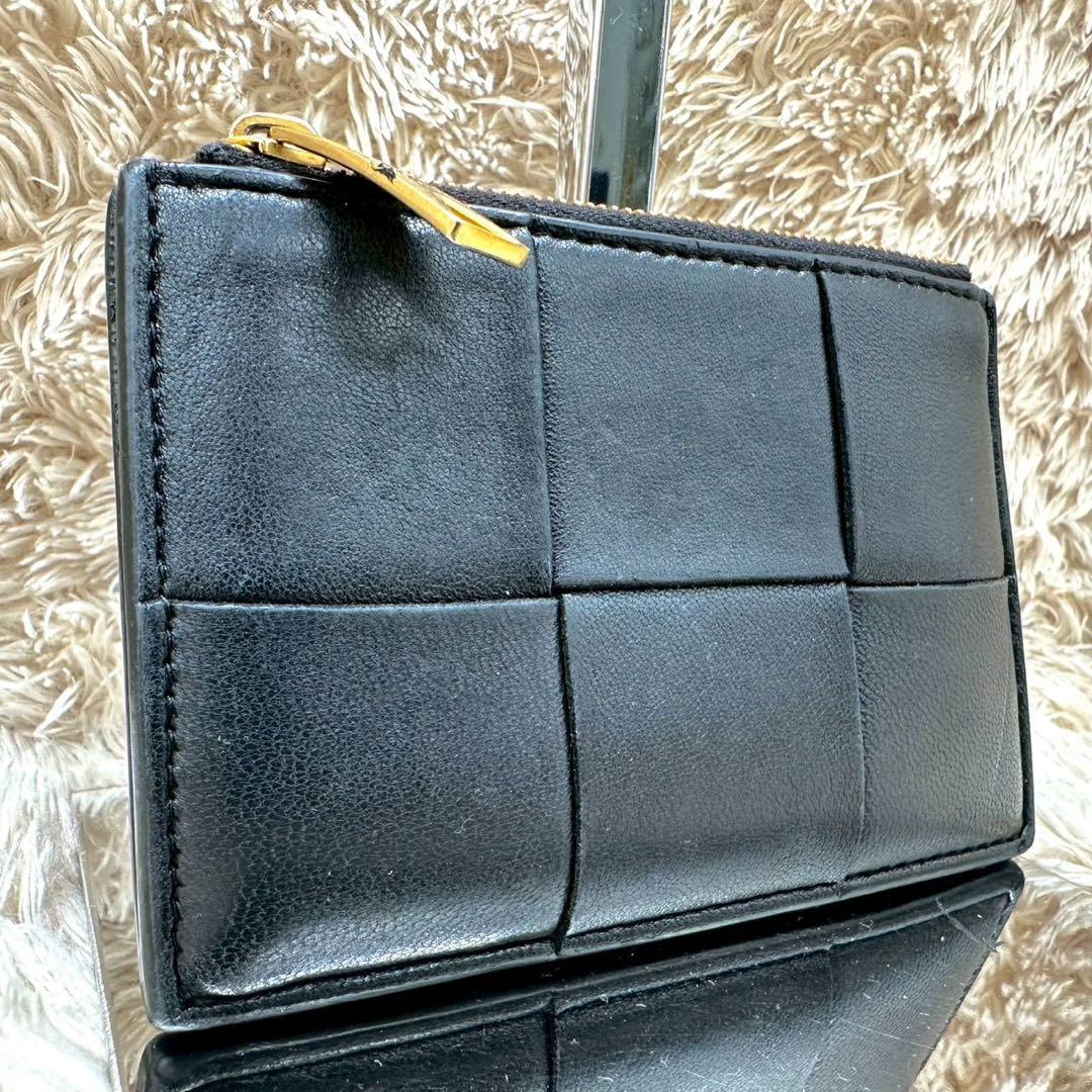 【美品】ボッテガヴェネタ フラグメントケース カセット ブラック RFID