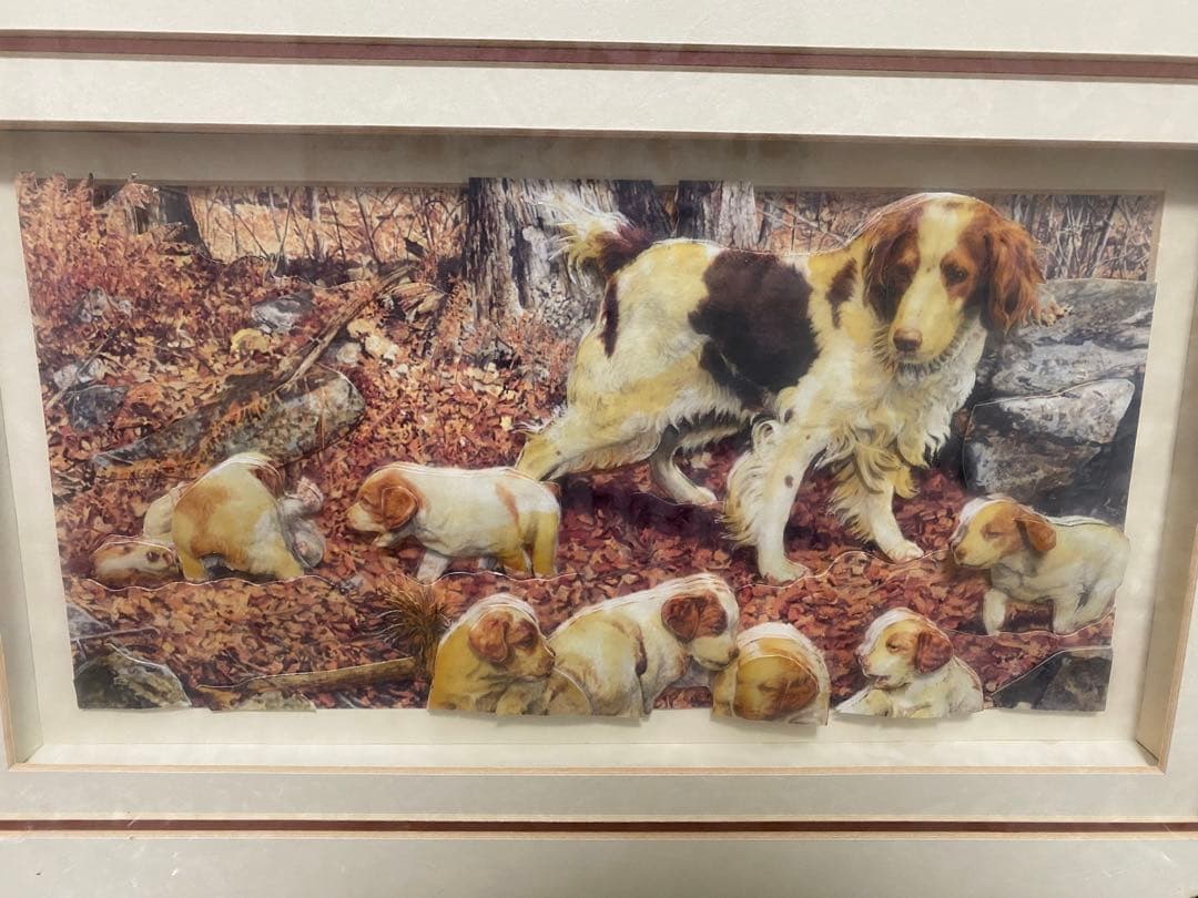 イングリッシュウォータースパニエル　壁掛け　イングランド製　ドマン　Domain