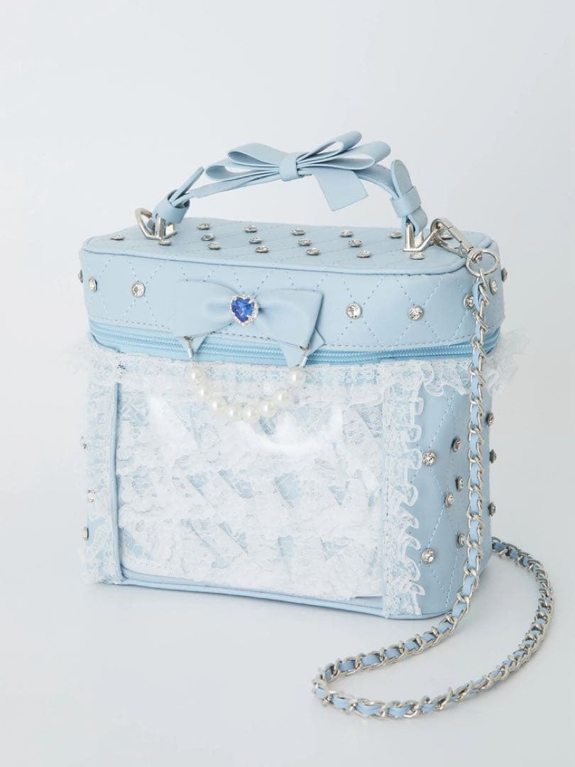 Ank Rouge 確定ファンサのおまじないビジューキルティングバニティBag