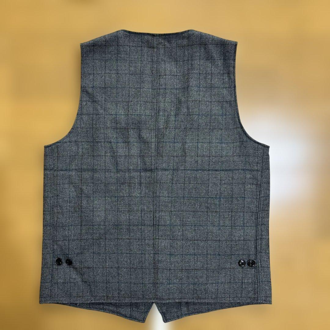 新品半額！オアスロウorslowヴィンテージレプリカ ウールチェックベスト