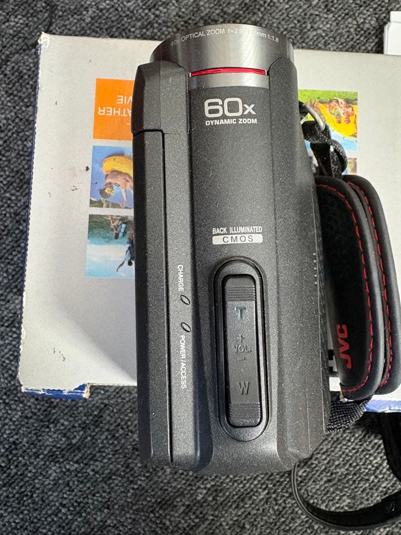 JVC Everio エブリオ GZ-RX500-B 防水ビデオカメラ64GB