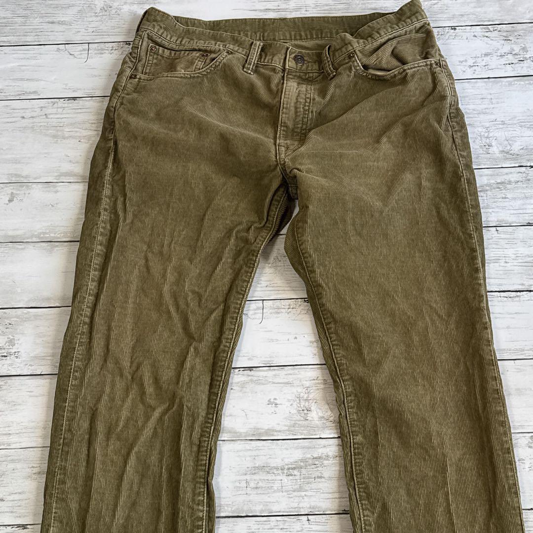 ろ*ー様 ラルフローレンRRL コーデュロイパンツ オリーブ IDEALジップメ