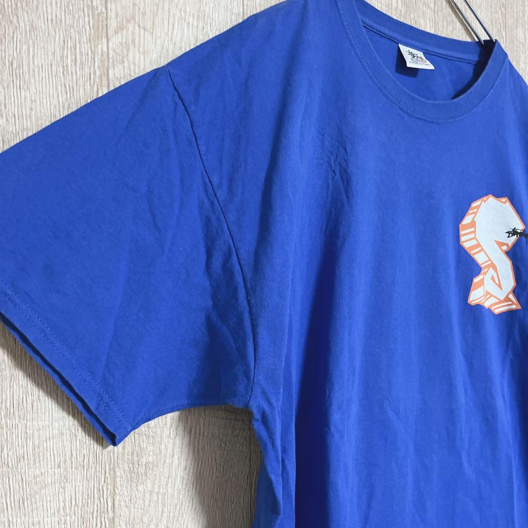 90sUSA製オールドステューシー　ビックSプリントTシャツ XL