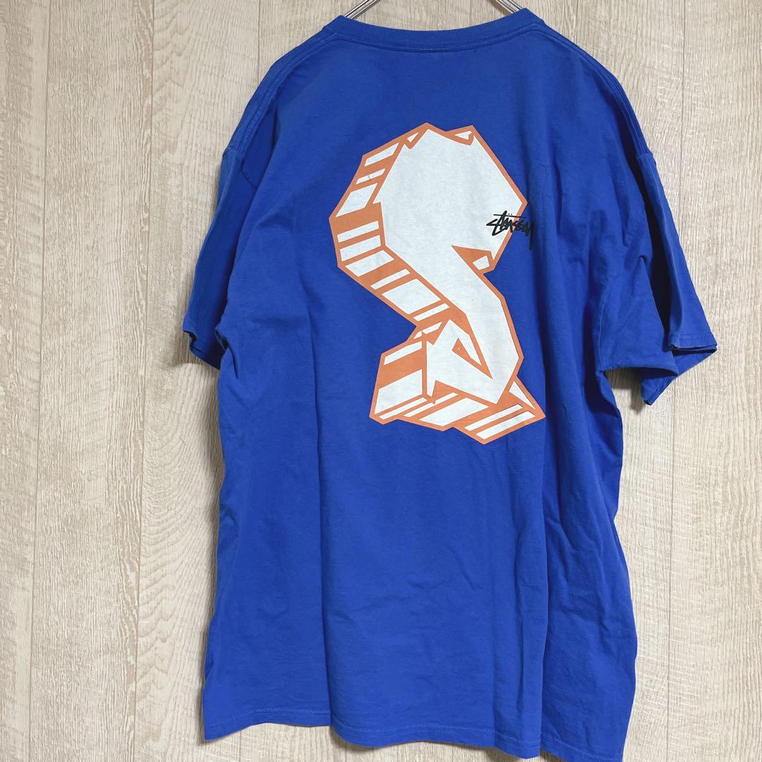 90sUSA製オールドステューシー　ビックSプリントTシャツ XL