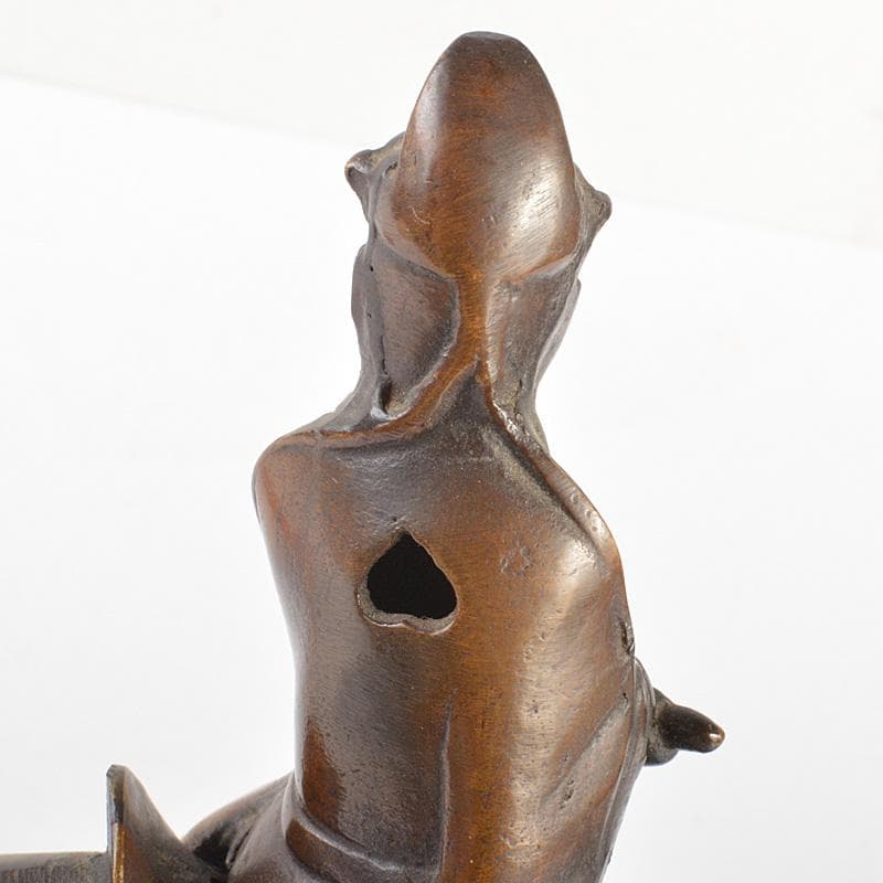 中国　古銅　驢馬賢人 のったり香炉　V　6307