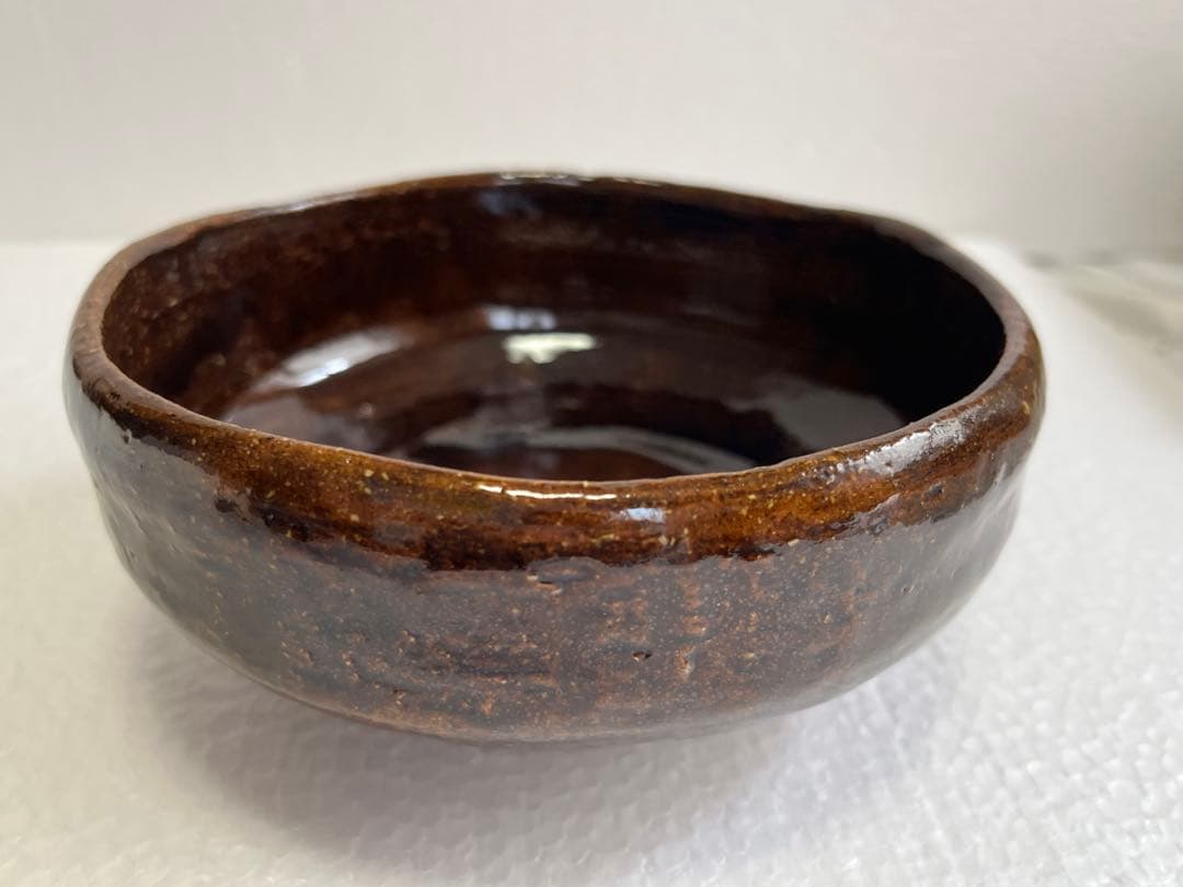 【美品】大樋焼　長阿弥　平茶碗　茶器　茶道具