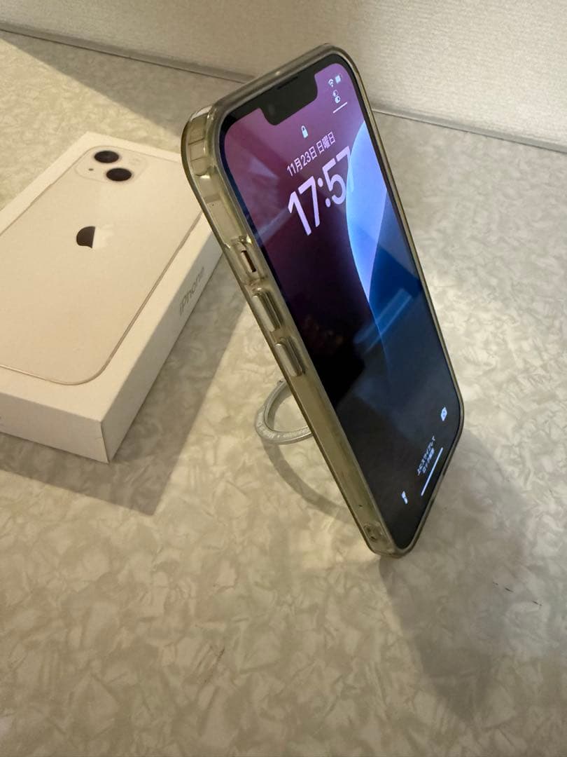 ア*ン様 iPhone13 512GB ホワイト SIMフリー ケース付き