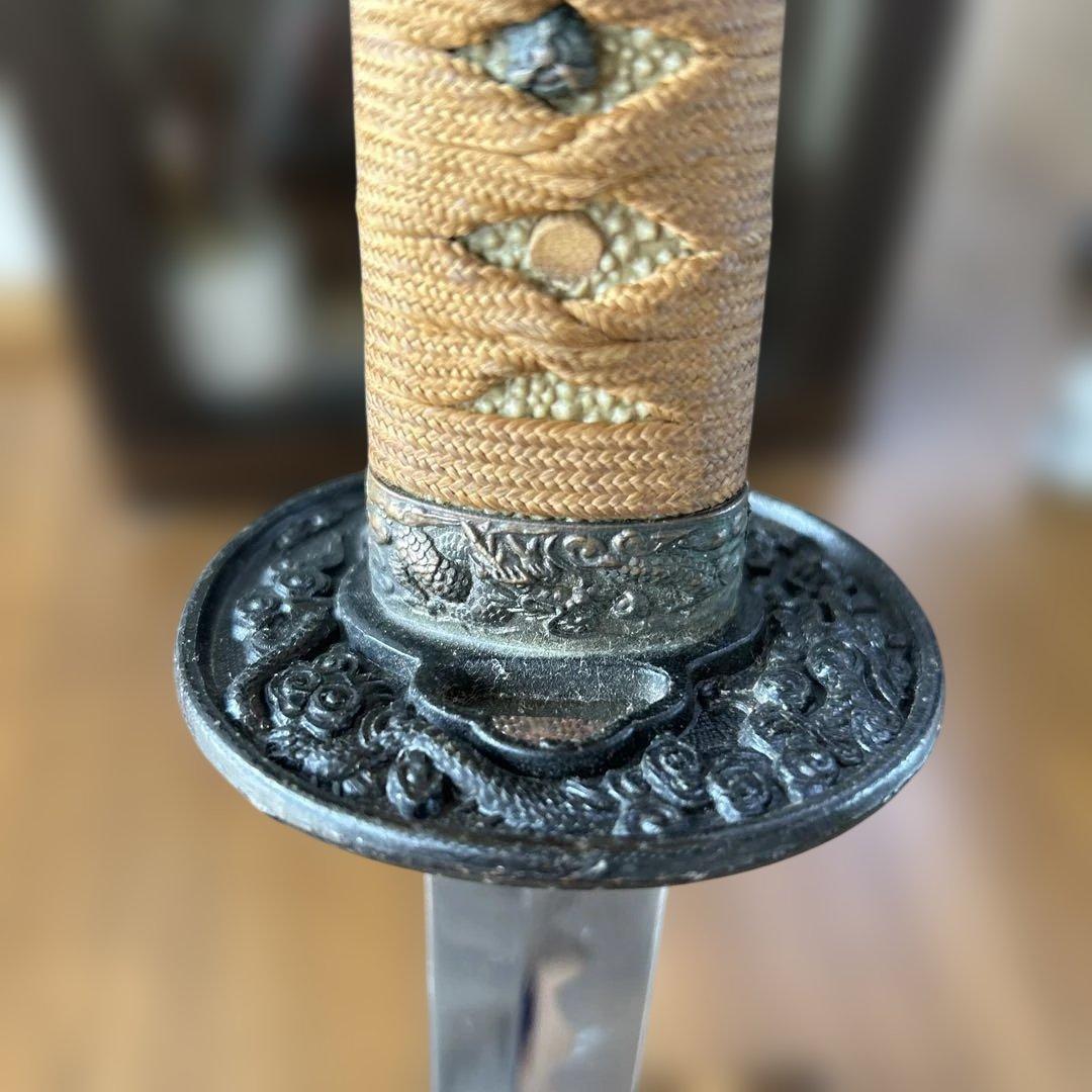 模造刀 太刀 日本刀 武具 観賞用/ 現状渡し　全長約70cm 自宅保管の中古品