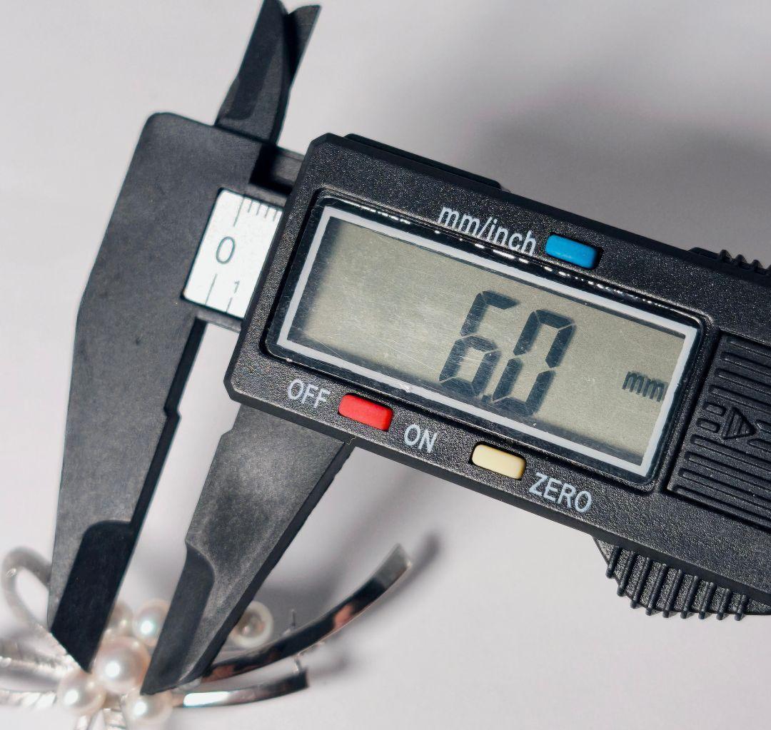 【極美品 最高級】ミキモト ブローチ パール リボン 8珠 皇室御用達