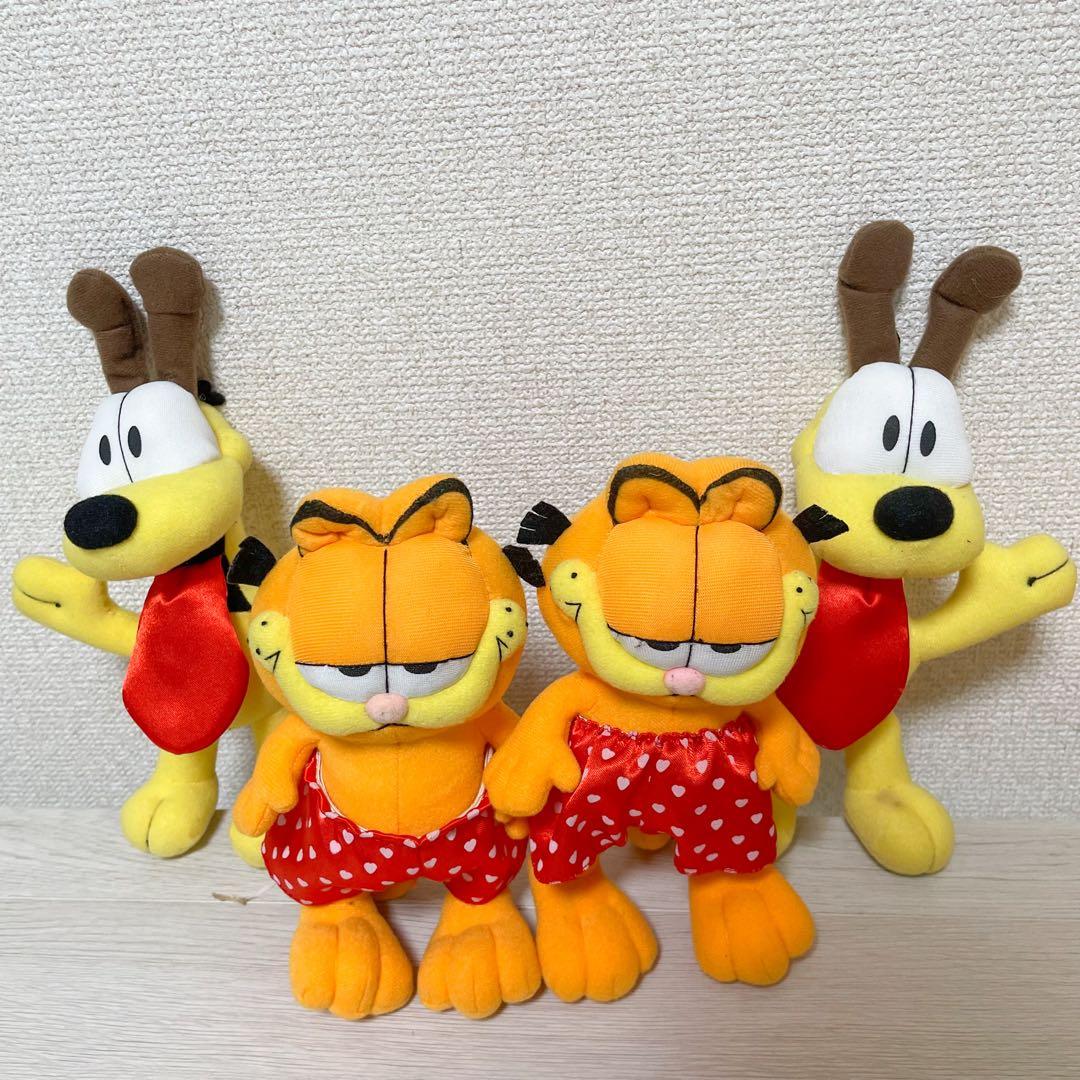 【★激レア★タグ付き含】ガーフィールド✖️オーディぬいぐるみ　８点セット