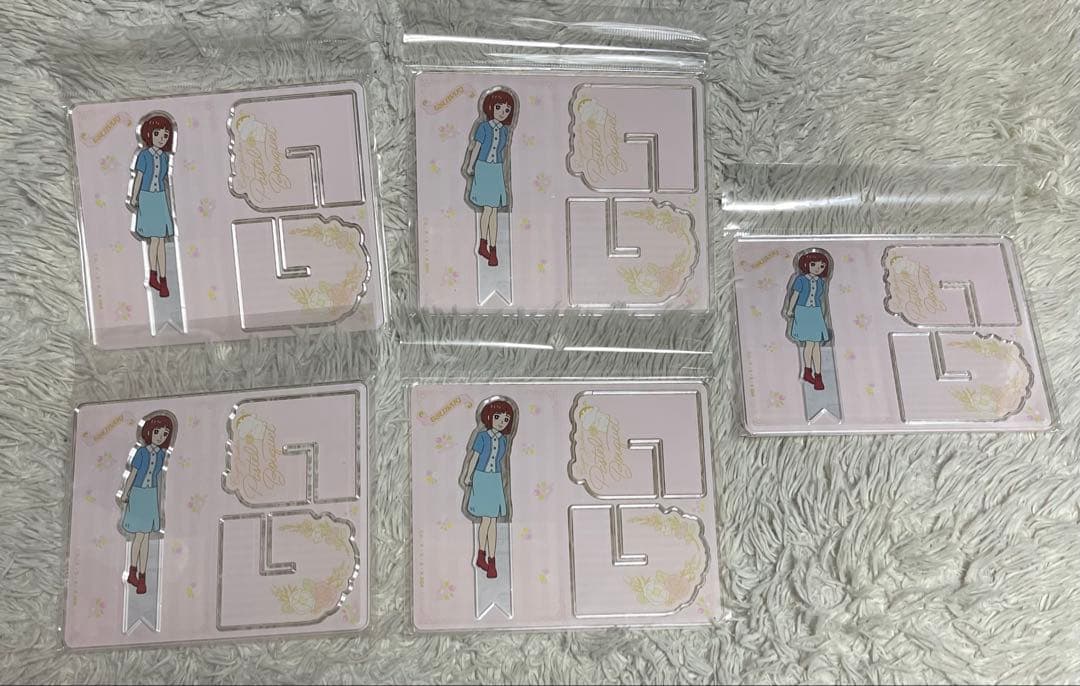 クレヨンしんちゃん パステルブーケ つばき　アクリルスタンド 5点