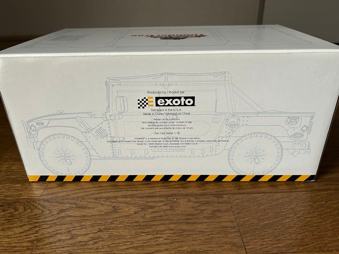 EXOTO 1/18 Hummer Thunder Trac エグゾト ハマー