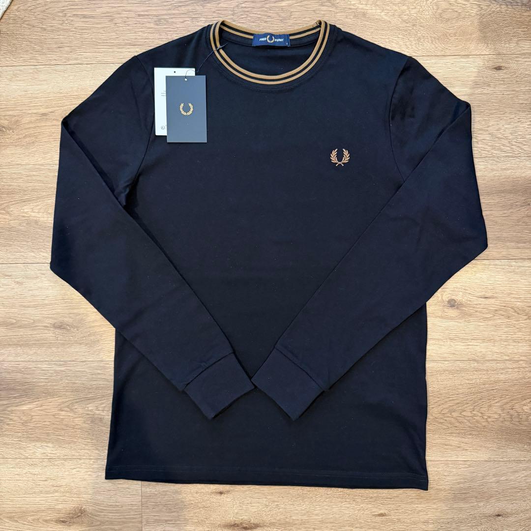 【FREDPERRY】ツインティップド ロングスリーブTシャツ S