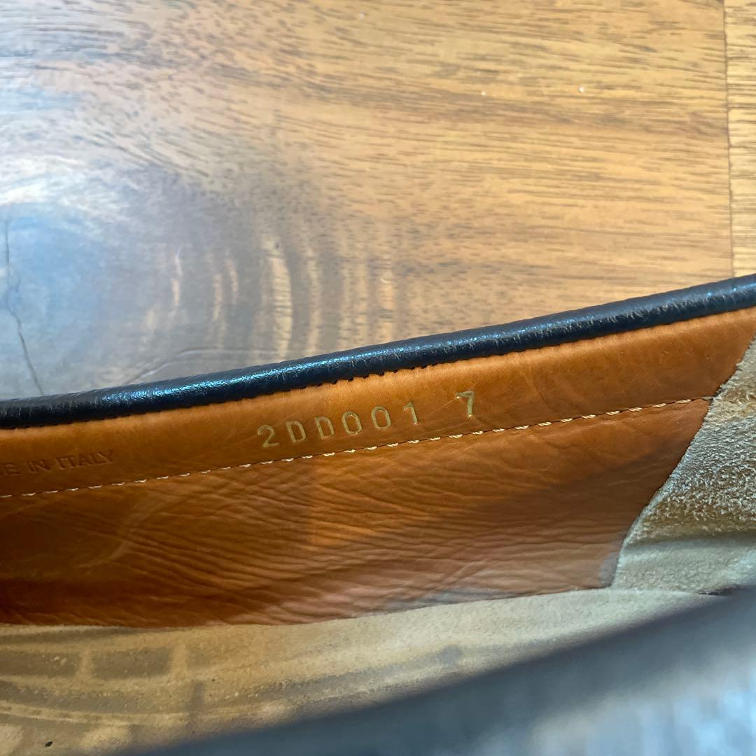 プラダ PRADA ローファー スリッポン ドライビングシューズ　ネイビー