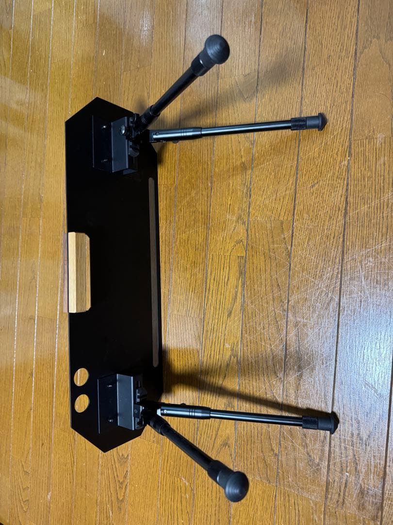 アイアン工房　折りたたみテーブル 黒