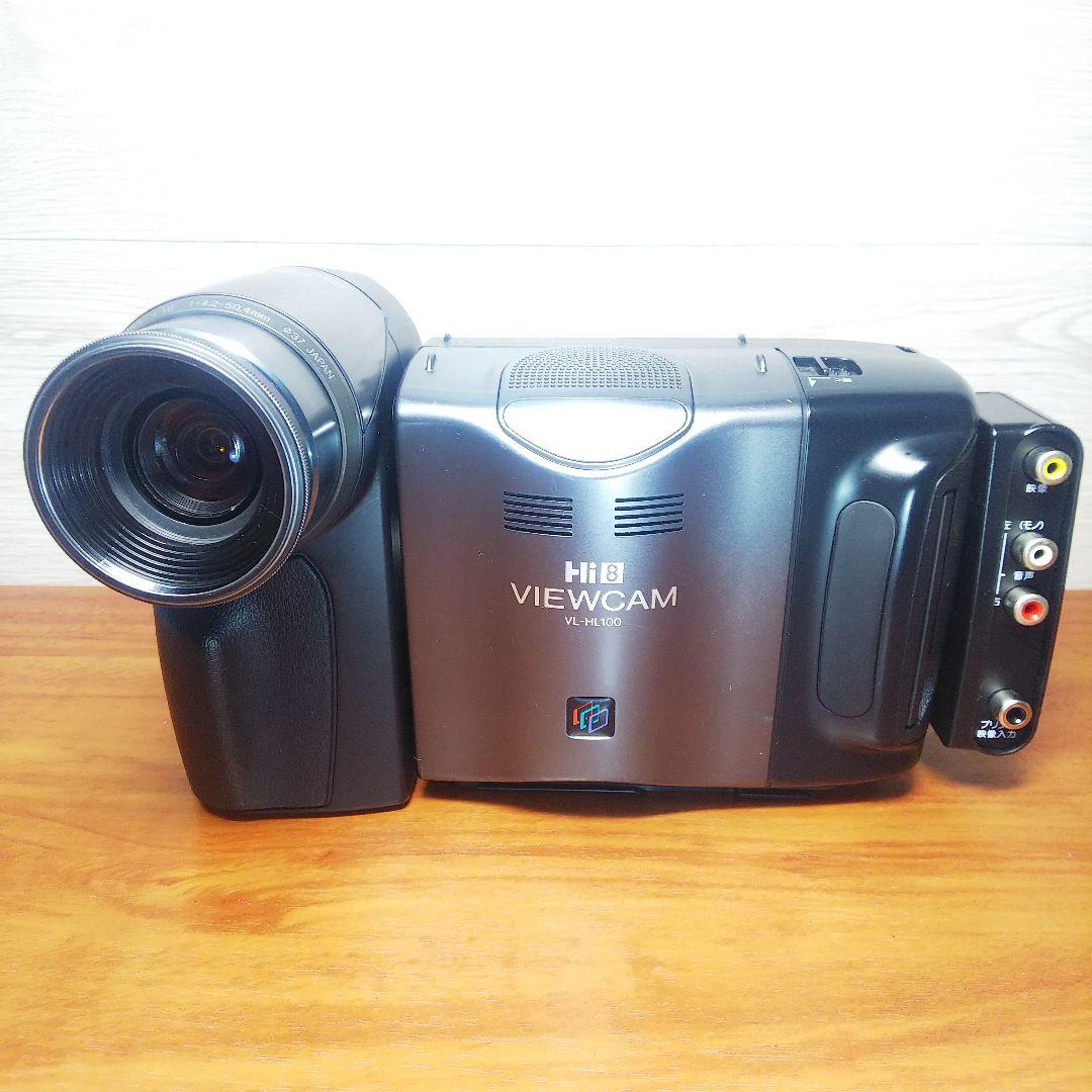 SHARP HI8 ビデオカメラ VL-HL100 液晶ビューカム 動作品