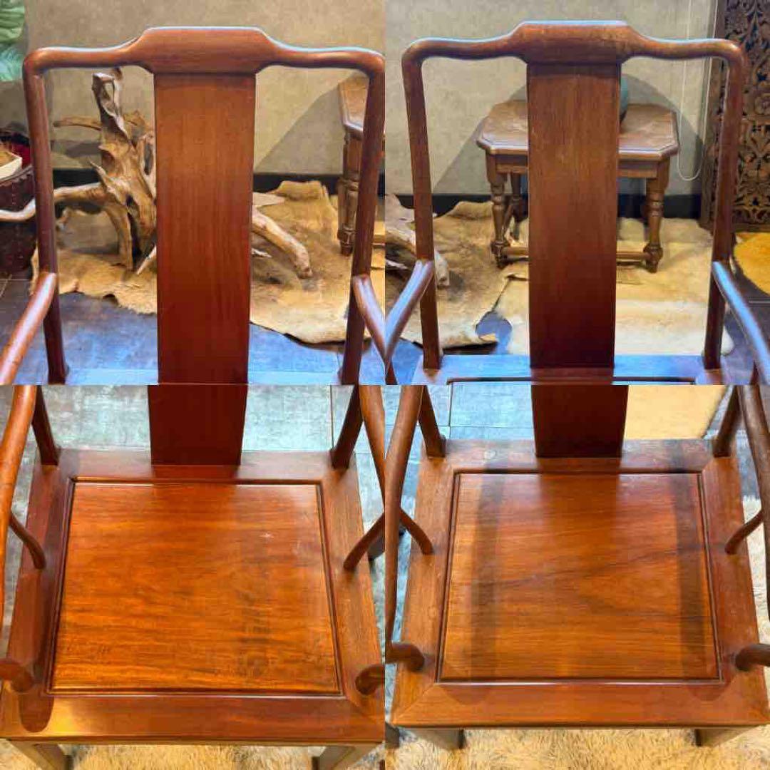 唐木　花梨　8人掛け　エクステンションテーブル　ダイニングセット　IIR